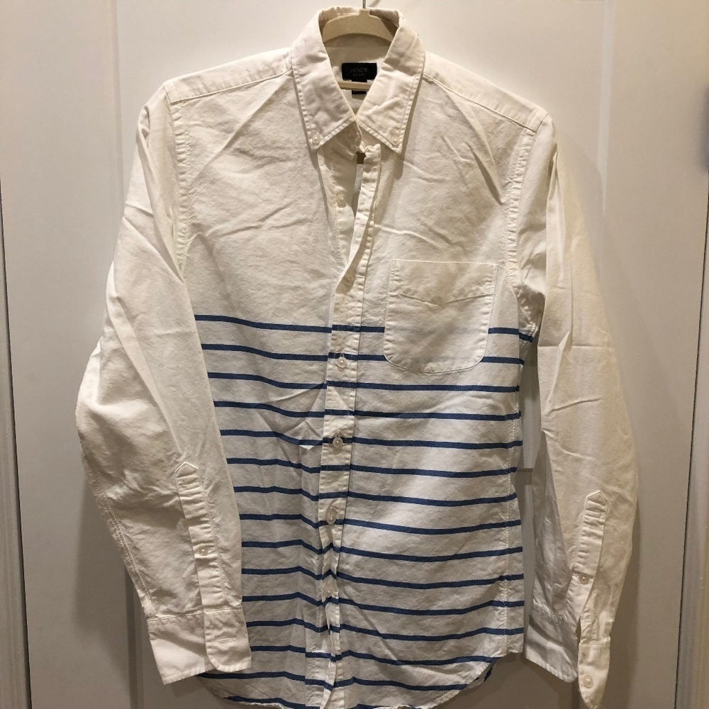 J. Crew Oxford Stripe Button Down